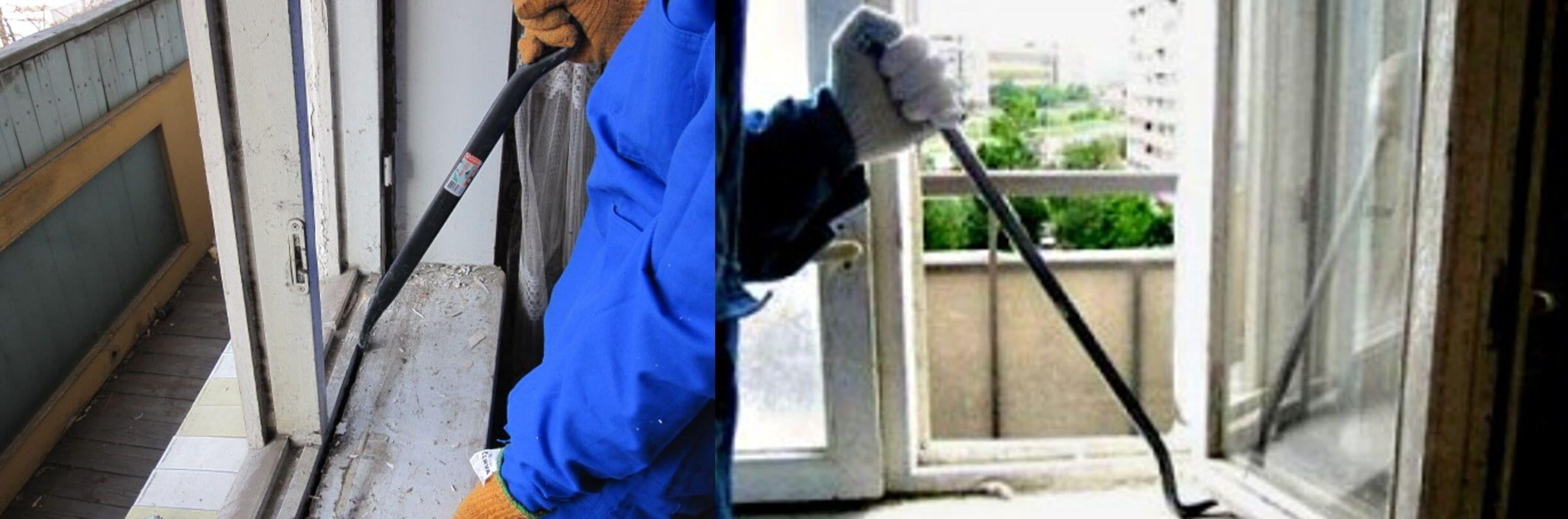 Демонтаж пластиковых окон REHAU фото