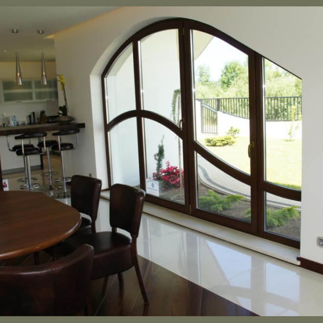 Нестандартные окна REHAU фото