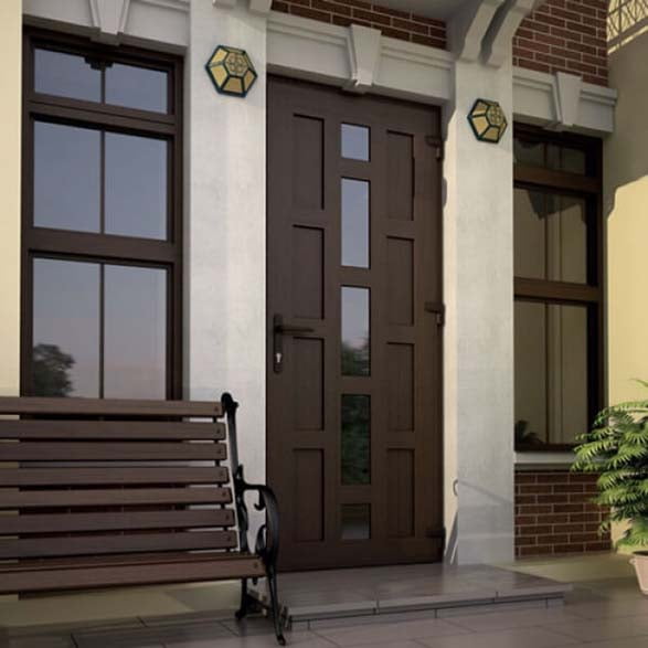 Входные двери REHAU фото